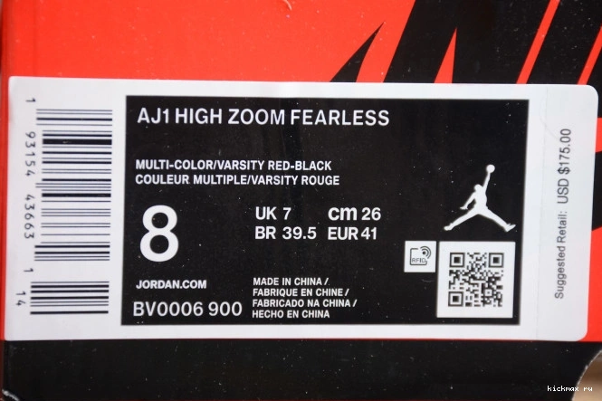 Cheap BV0006-900 High 1 Zoom Retro Fearless Air Jordan 0818